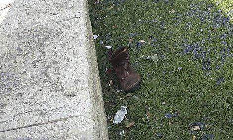 חפצים אישיים של שלום שרקי הי"ד נשארו בזירת פיגוע הדריסה