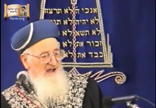 וידאו נדיר של הרב מרדכי אליהו על יום העצמאות