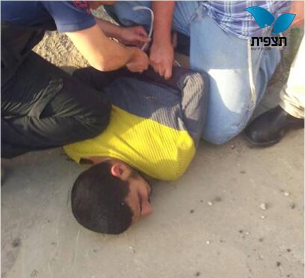 ערבי ניסה לחטוף נשק ממאבטח בצ. עלי ונעצר