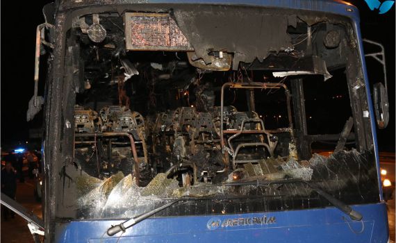 אירוע שריפת האוטובוס בכביש 443 – פיגוע