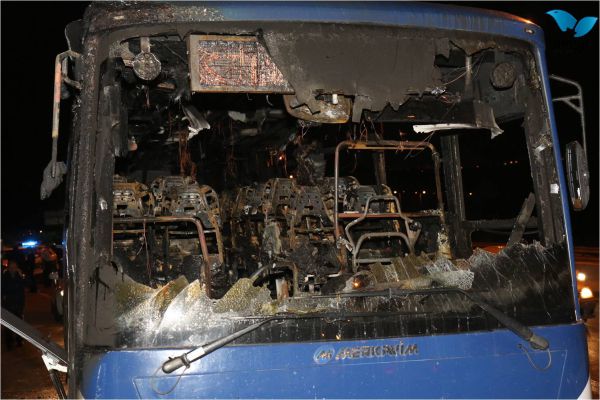 אירוע שריפת האוטובוס בכביש 443 – פיגוע