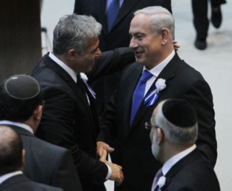 לפיד סירב להצעתו של נתניהו להכנס לממשלה