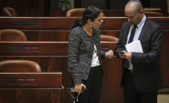 "לא מודאג מאיילת שקד אלא מהבית היהודי כולו"