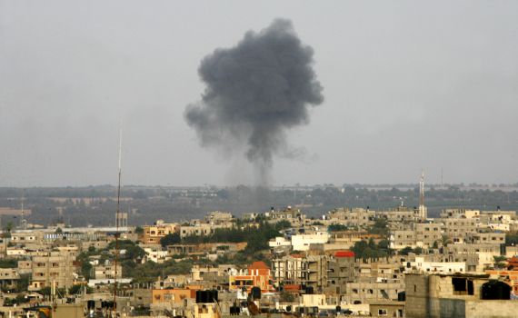 צה"ל תקף ארבעה יעדים ברצועת עזה