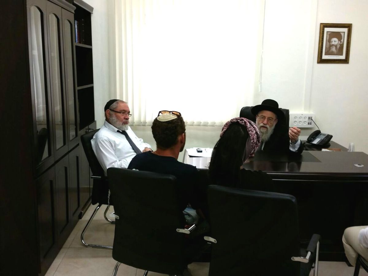 הרב שטרן התנצל בפני האשה שהוטרדה במקווה