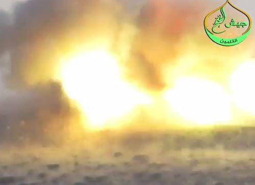 הגלגל מתהפך: טיל קורנט משמיד עמדת חיזבאללה