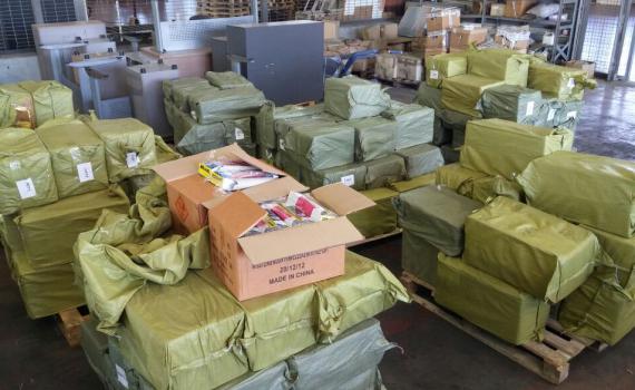 סוכלה ההברחה הגדולה אי פעם של נפצים: 27 טון