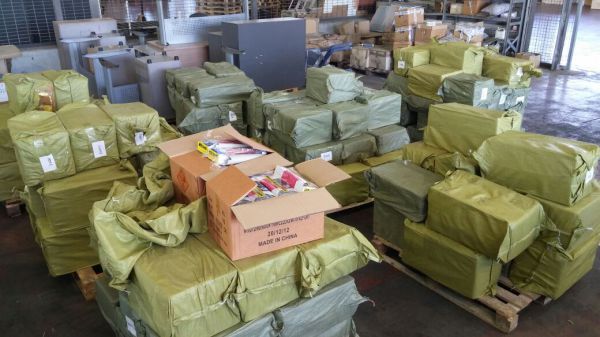 סוכלה ההברחה הגדולה אי פעם של נפצים: 27 טון