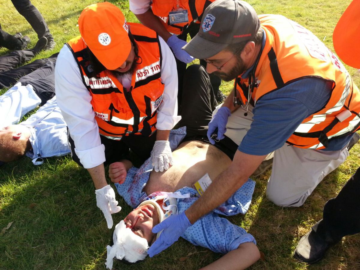 לא עלינו: כך תירגלו נפילת טיל במבנה ישיבה