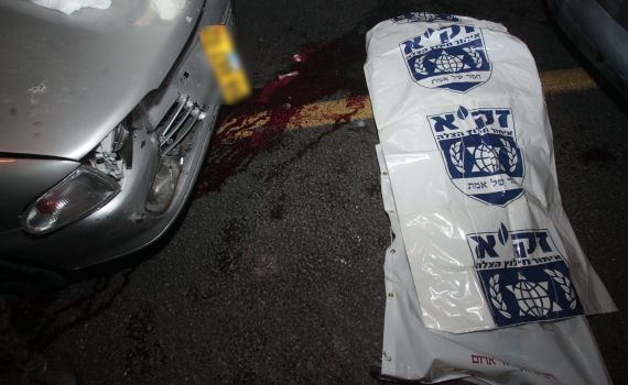 כביש גהה: הולך רגל נדרס למוות; עומסים במקום