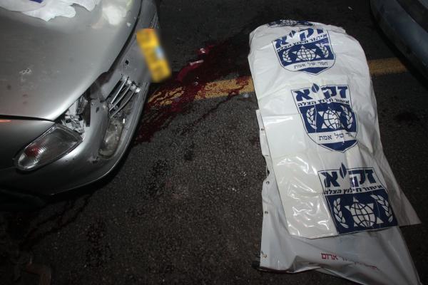 כביש גהה: הולך רגל נדרס למוות; עומסים במקום