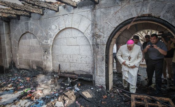 שוחררו שני חשודים בהצתת הכנסייה בצפון