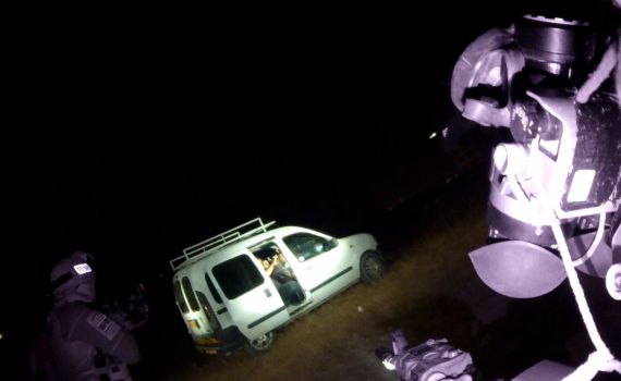 צפו: לוחמי הימ"מ במעצר חוליית המחבלים