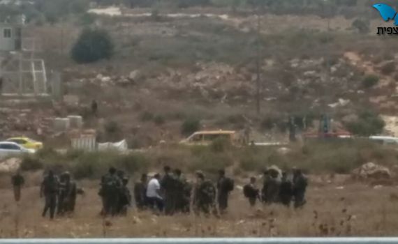 ברחן פלסטיני נורה בסמוך לצומת תפוח