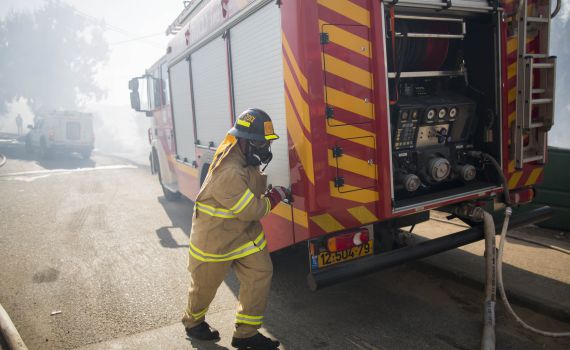 טרור נגד ערבים: הוצת בניין המועצה באעבלין