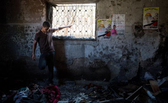 עוד בית של חמולת דוואבשה נשרף בכפר דומא; חשד לסכסוך פנימי