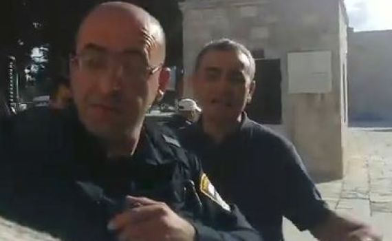 צפו; זחאלקה מתפרע בהר הבית; "זה שלנו"