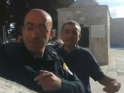 צפו; זחאלקה מתפרע בהר הבית; "זה שלנו"