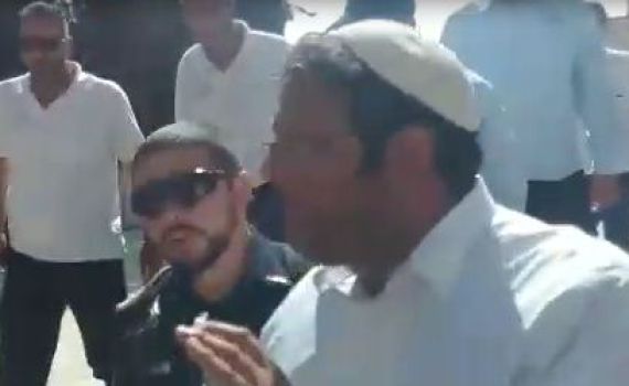 בן גביר אמר "עם ישראל חי" ונעצר; צפו