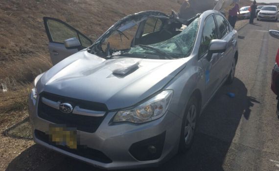 כביש 6: גלגל ניתק ממשאית והרג שתי נשים