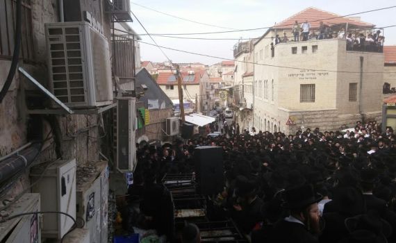 תיעוד: רבבות בהלווית ישעיהו קרישבסקי הי"ד