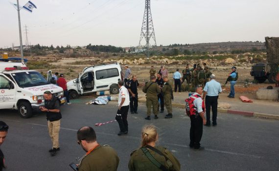 פיגוע דריסה בצומת הגוש: המחבל נוטרל