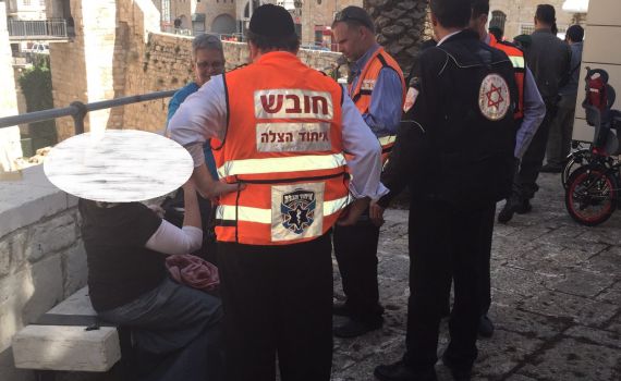 שער יפו: ערבי תקף חרדית בבקבוק זכוכית