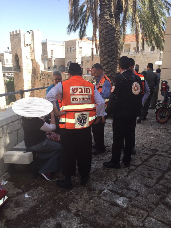 שער יפו: ערבי תקף חרדית בבקבוק זכוכית