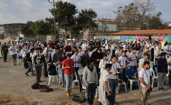 מאות תלמידים צעדו לזכר הרב יעקב דון הי"ד