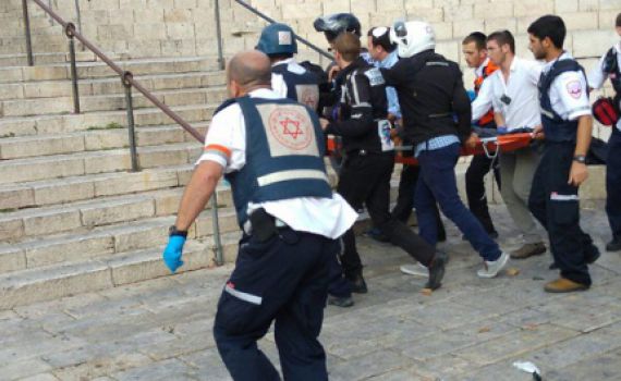 פיגוע דקירה במקום בו נרצחו אהרן בנט ונחמיה לביא הי"ד