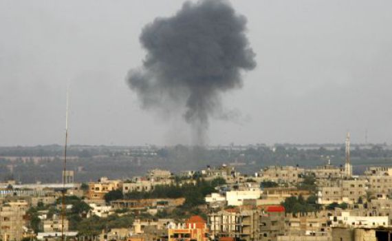 בתגובה לירי על ישראל; צה"ל תקף מטרות בעזה