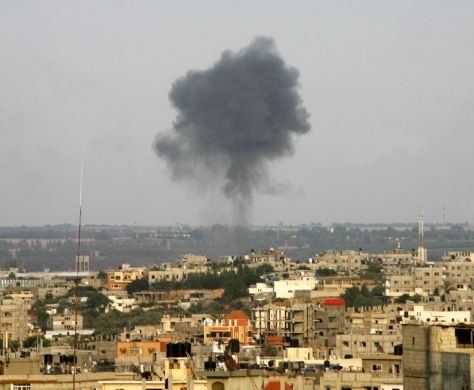 בתגובה לירי על ישראל; צה"ל תקף מטרות בעזה