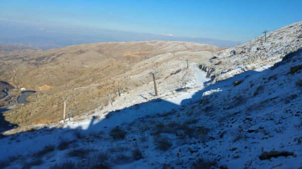 שכבת שלג ראשונה כיסתה את החרמון; תיעוד