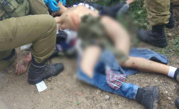 מחבל ערבי ניסה לדקור חיילים בשומרון ונוטרל