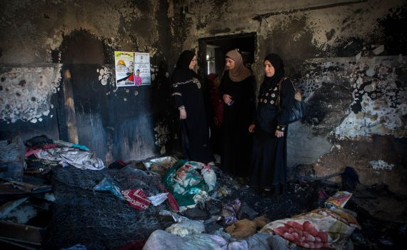 הותר לפרסום: נעצרו חשודים בהצתה בדומא