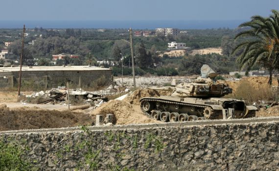 מטען הופעל נגד כח צה"ל בעזה; לוחמינו השיבו אש