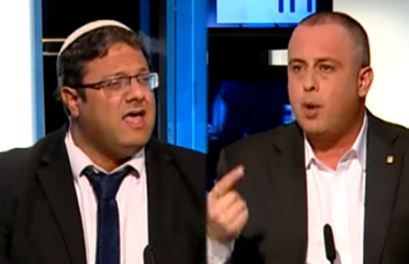 "אתה צבוע"; צפו בבן גביר עושה בית ספר לח"כ בר