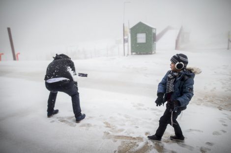 שלג החל לרדת בחרמון ובצפת, בירושלים ממתינים