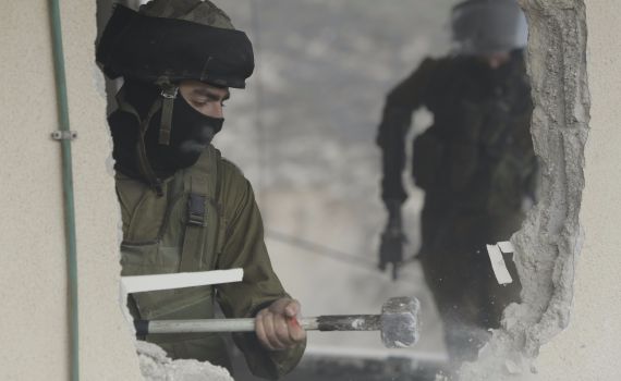 צה"ל הרס את  בתי המחבלים מג'בל מוכאבר