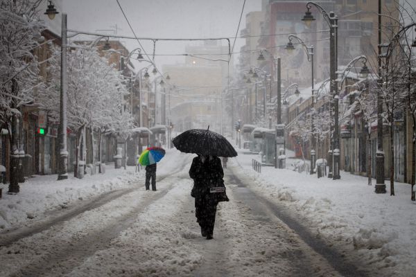 התחזית: ט"ו בשבט לבן; ממחר שלג בירושלים