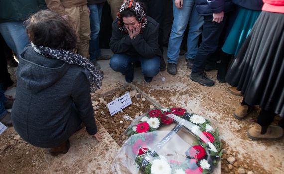 קורע לב: גלריית ענק מהלווית דפנה מאיר הי"ד