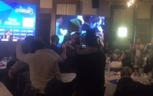 נערי גבעות ניסו לפוצץ את כנס 'ירושלים'; צפו במהומה