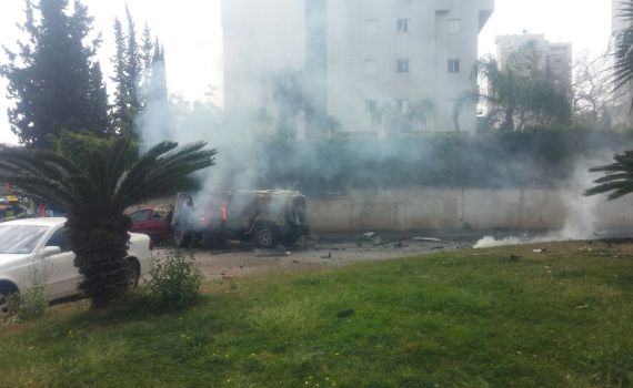 פיגוע פלילי בתל אביב: הגי'פ התפוצץ הנהג נרצח