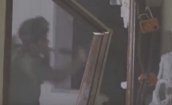 צפו: כוח צה"ל הרס הלילה את בית המחבל