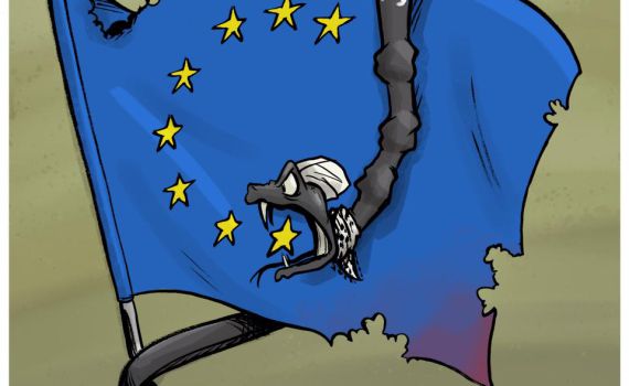 קריקטורה: מתקפת הטרור בבריסל ובאירופה