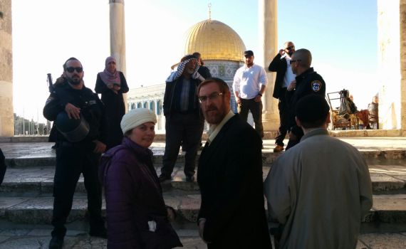 לראשונה מאז ההתנקשות: יהודה גליק עלה להר הבית