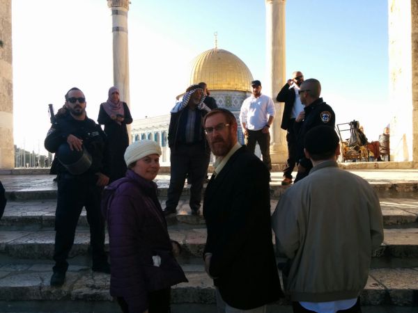 לראשונה מאז ההתנקשות: יהודה גליק עלה להר הבית