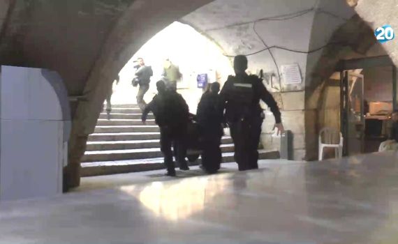 ליאור דיין תיעד: מציאות מטורפת בהר הבית