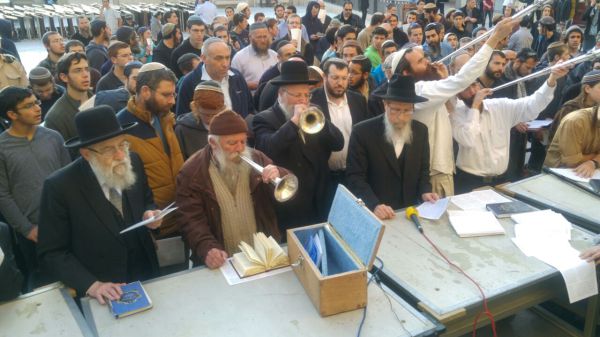 עכשיו בכותל: "לך כנוס את כל היהודים"; צפו בתיעוד