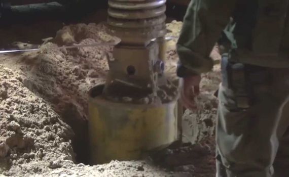 צפו: כך נחשפה המנהרה של החמאס